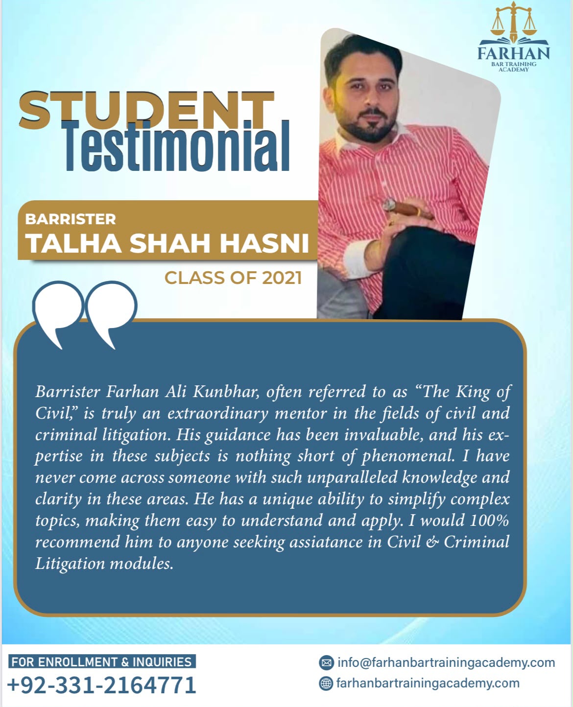 student testimonial 11