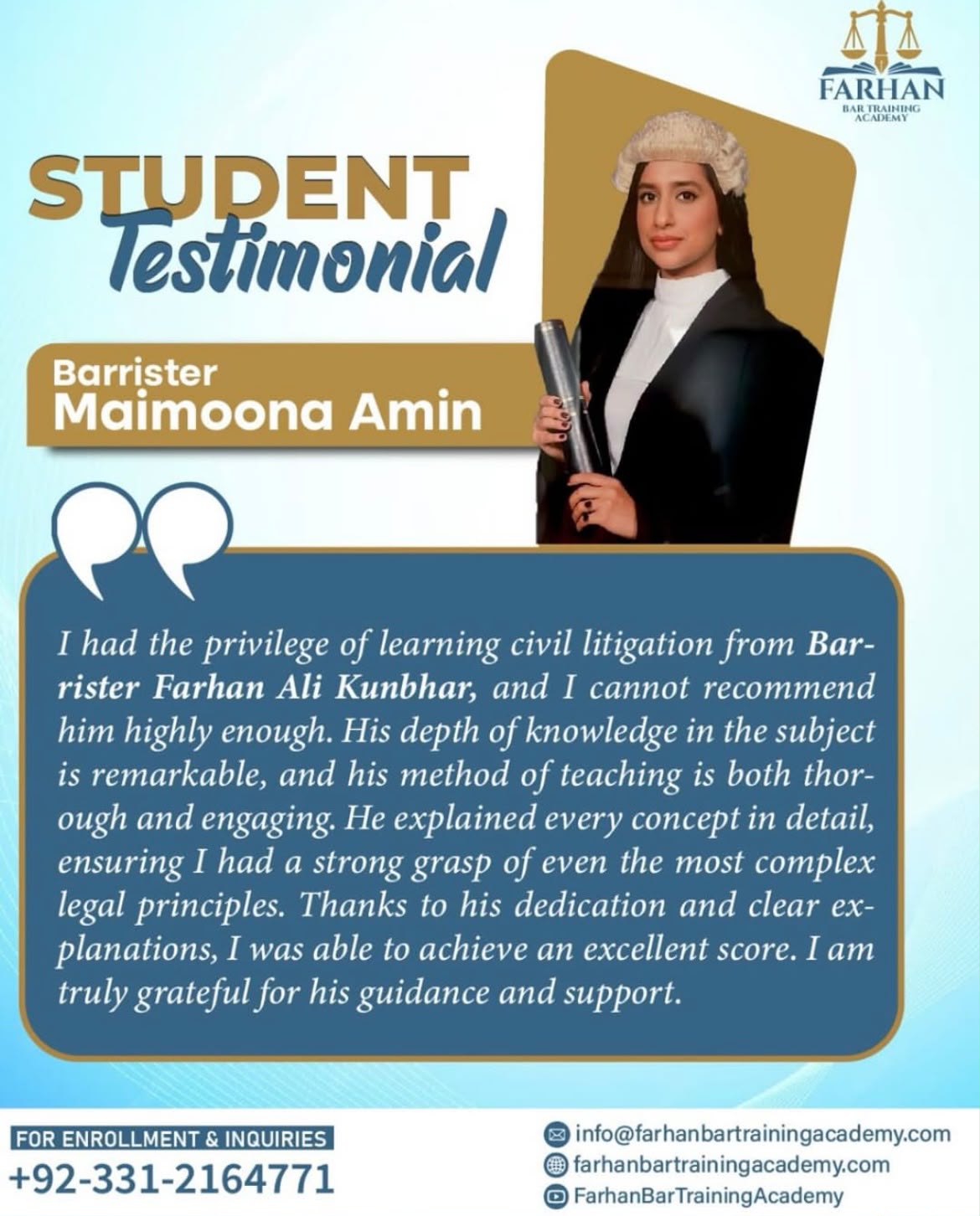 student testimonial 13