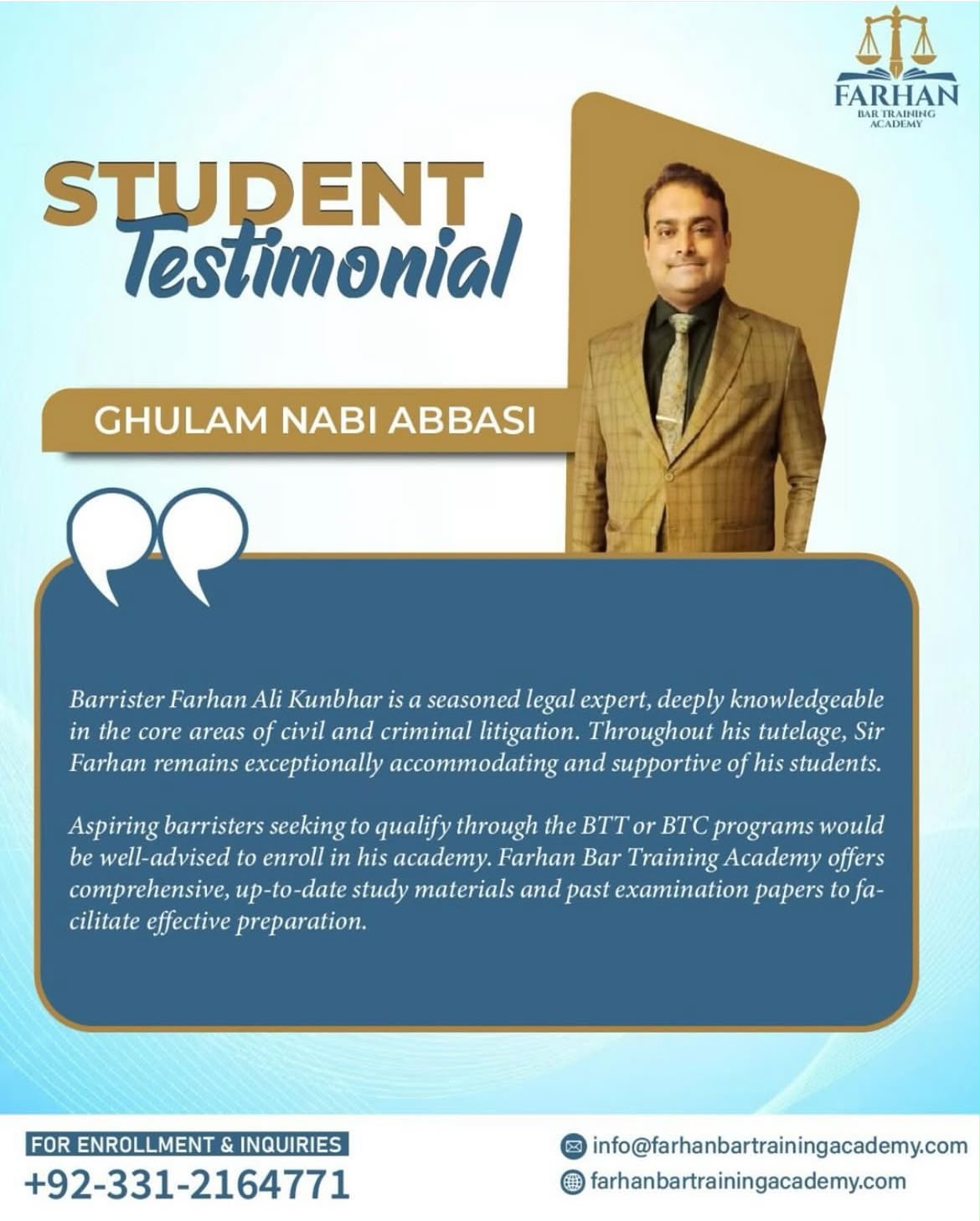 student testimonial 14