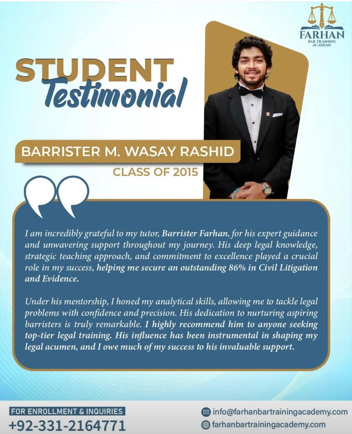 student testimonial 17