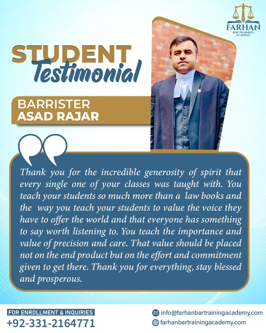 student testimonial 18