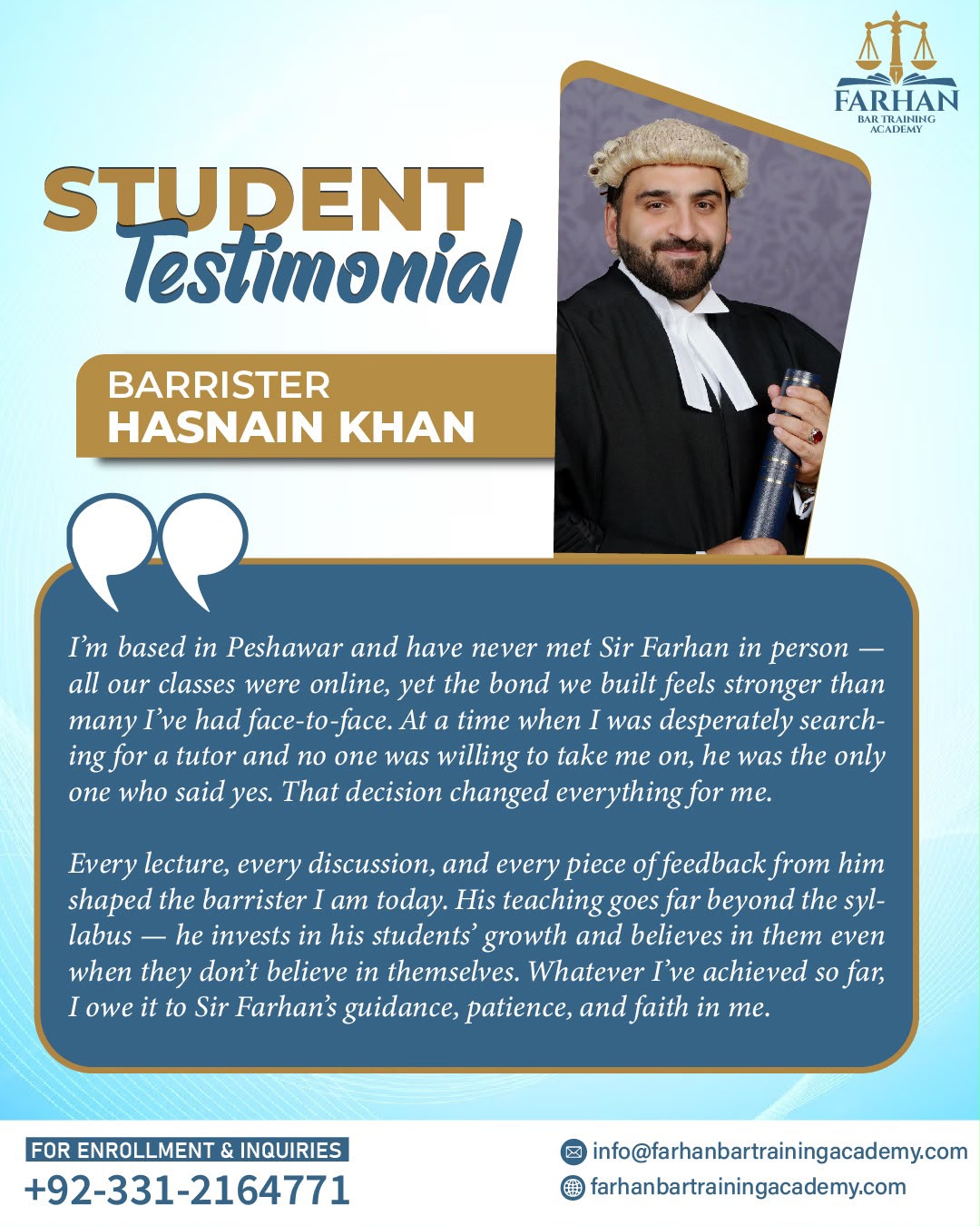 student testimonial 31