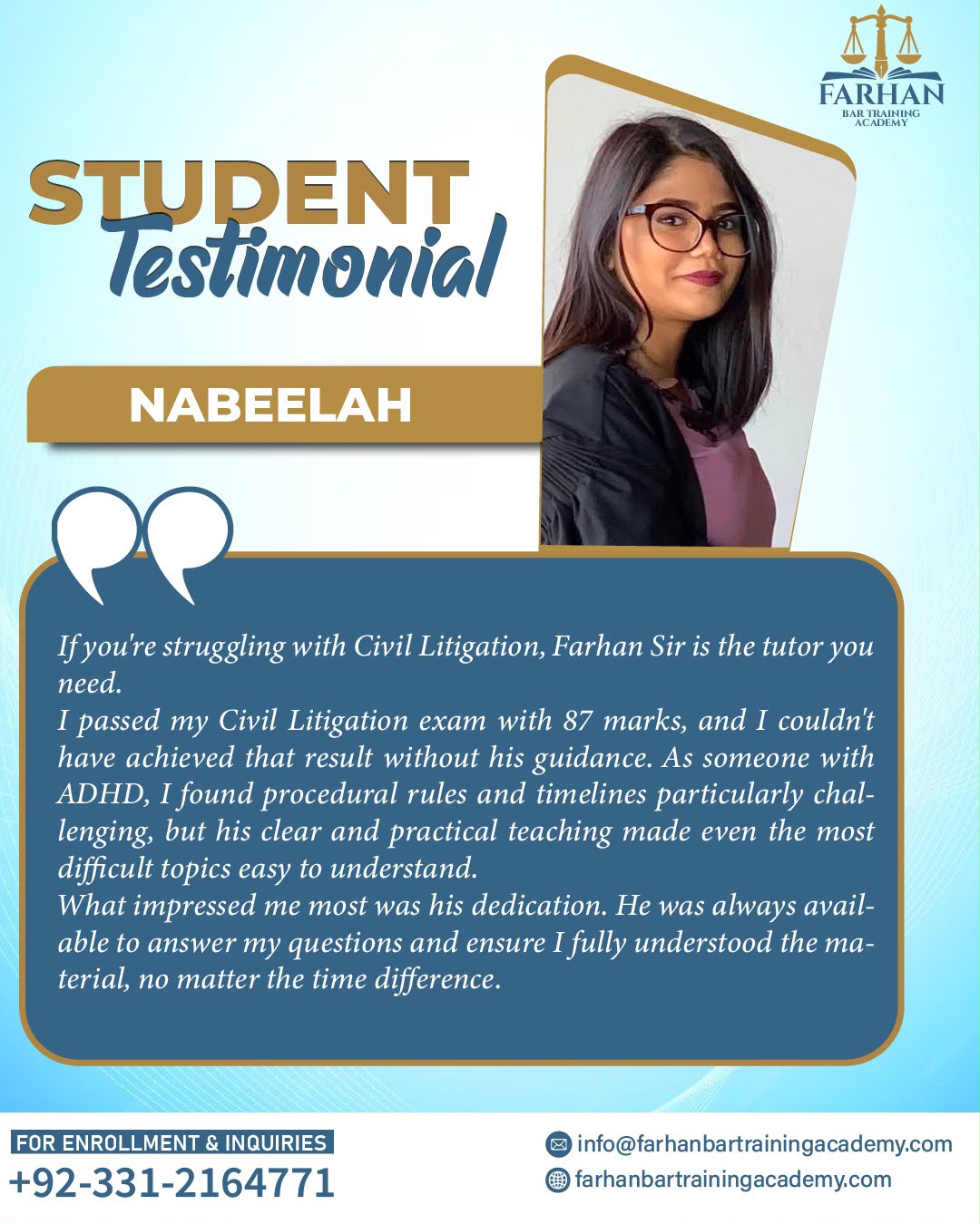 student testimonial 46
