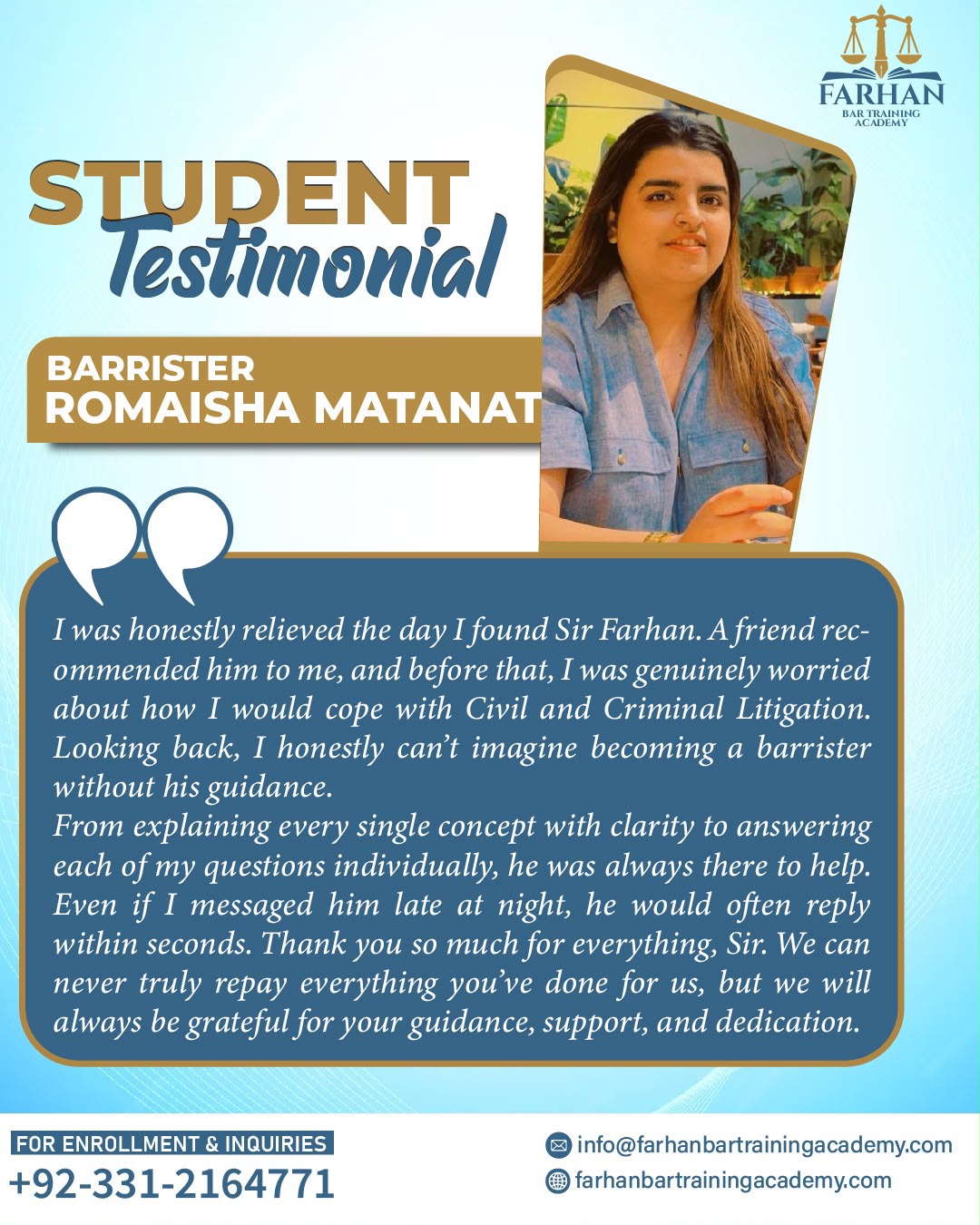 student testimonial 52